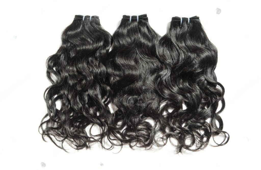 RAW WAVY WEFT HUMAN HAIR BUNDLES | 100 GRAM | 8" TO 30" INCHES | 100% NATURAL INDIAN TEMPLE HUMAN HAIR | HAIRZET